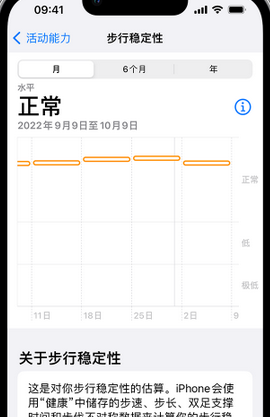 正蓝iPhone手机维修如何在iPhone开启'步行稳定性通知'