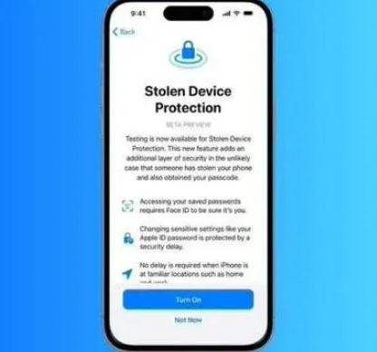 正蓝苹果授权维修店分享被盗设备保护功能开启方法 