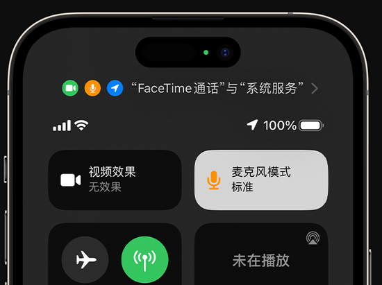 正蓝苹果授权维修网点分享iPhone在通话时让你的声音更清晰 