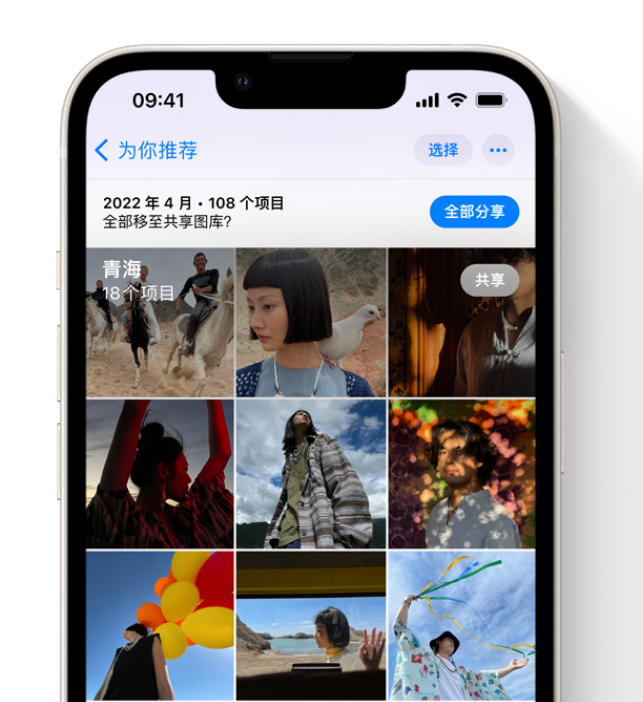 正蓝苹果维修网点分享在 iPhone 上使用共享图库 