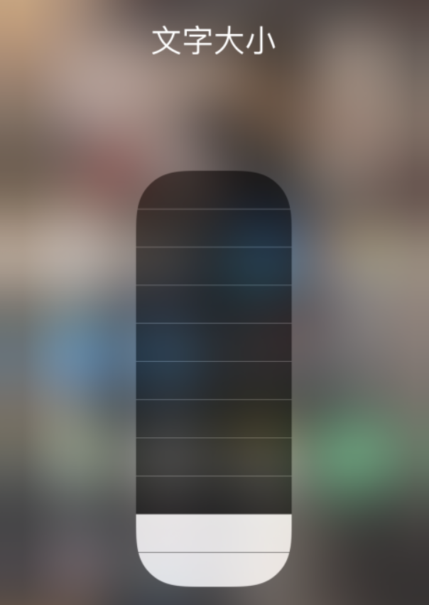 正蓝苹果手机维修分享小技巧：在 iPhone 控制中心快速调节字体大小 