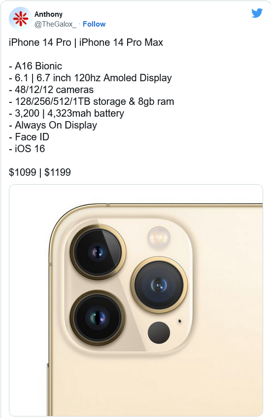 正蓝苹果14维修分享iPhone 14全系涨价 