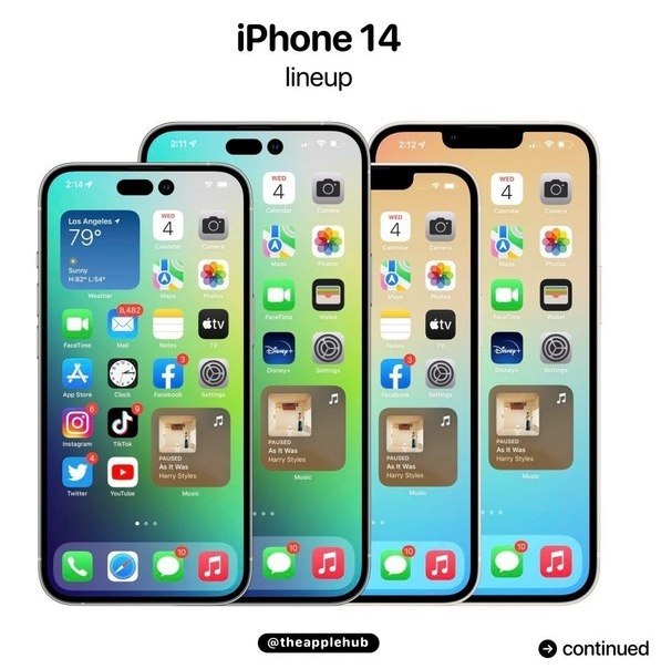 正蓝苹果14维修分享iPhone 14全家福 